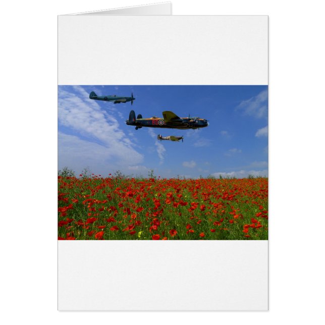 BBMF en papaver (Voorkant)