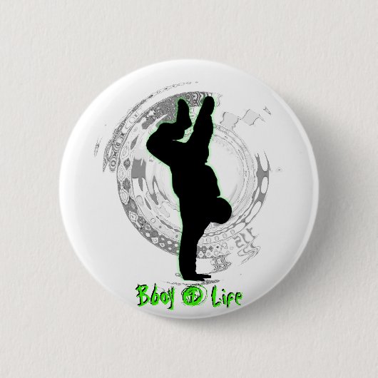 Bboy 4 Life Button (Voorkant)