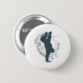BBOY Dance Ronde Button 5,7 Cm (Voorkant /achterkant)