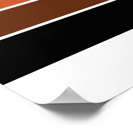 BBOY dégradé orgn noir affiche (Coin)