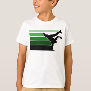 BBOY gradiënt grn blk kind T-shirt