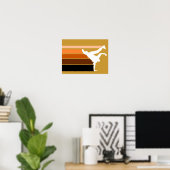 BBOY gradiënt orn whout poster (Thuiskantoor)