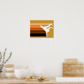 BBOY gradiënt orn whout poster (Keuken)