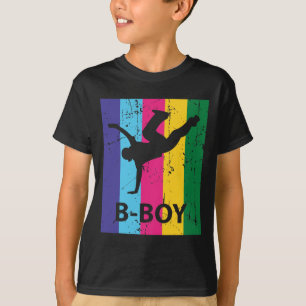 Bboy Retro 70s Breakdansende Boy Gift T-shirt
