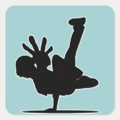 BBOY sticker lt bleu (Devant)