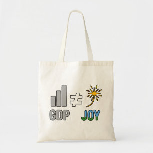 BBP ≠ VREUGDE: Degrowth, Anti-Kapitalistisch, Ecop Tote Bag