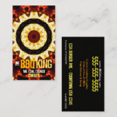 BBQ 2-Sided de Kscope de cartes de visite (Devant / Derrière)