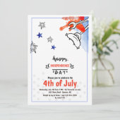 BBQ 2 van de Dag van de onafhankelijkheid Kaart (Staand voorkant)