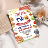 BBQ 2ème anniversaire Invitation Summer Grill Anni