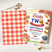 BBQ 2ème anniversaire Invitation Summer Grill Anni
