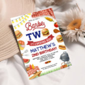 BBQ 2ème anniversaire Invitation Summer Grill Anni