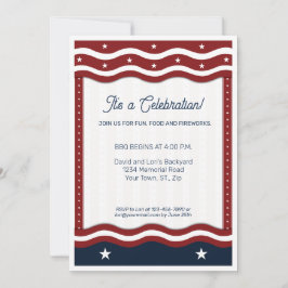 BBQ 4 van juli Feest Kaart