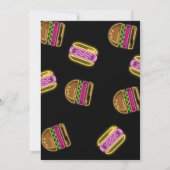 BBQ and Pool Party Neon Photo Birthday Invitation (Dos)