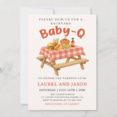 BBQ Baby-Q Achtertuin Geboorte Uitnodiging (Voorkant)