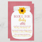 BBQ Baby shower Book Request Kaart (Voorkant / Achterkant)