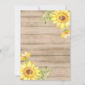 BBQ Baby shower Invitation bébé Q Couples Douche (Dos)