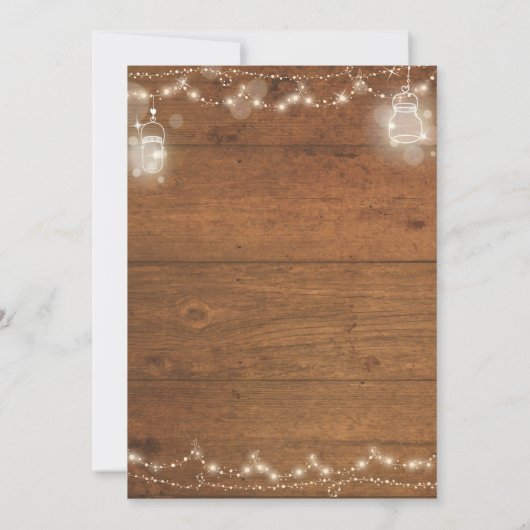 BBQ Baby shower Invitation bébé Q Couples Douche (Dos)