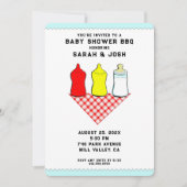 BBQ Baby Shower Invitations (Devant)