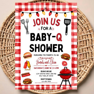 BBQ Baby Shower Uitnodiging   Grill & Chill Thema