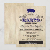 BBQ BABYQ Barbecue Blue Boy Kaart (Voorkant / Achterkant)