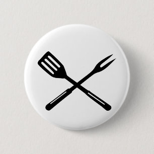 BBQ - Barbecue Ronde Button 5,7 Cm