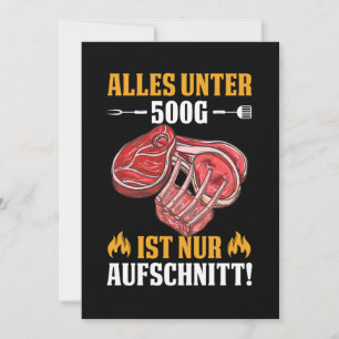 BBQ Barbecue Steak Grill Grillchef Chef Gift Kaart