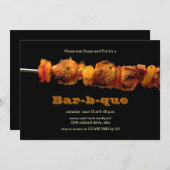 BBQ/Barbeque Uitnodiging (Voorkant / Achterkant)