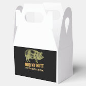 BBQ | BBQ Grill pig Funny Pork ID roke die roest Bedankdoosjes (Geopend)