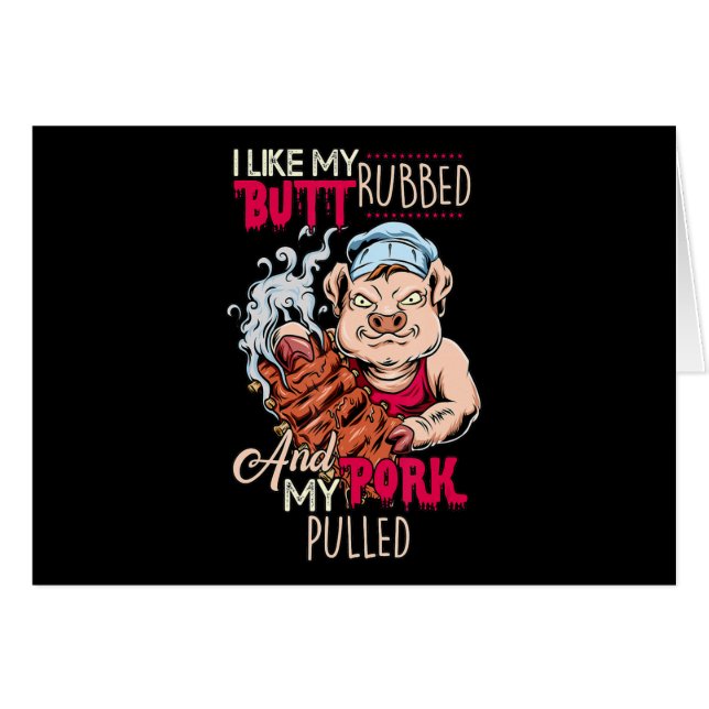 BBQ|BBQ Grillmaster like Butt Rubbed and Pork Pull (Voorkant Horizontaal)