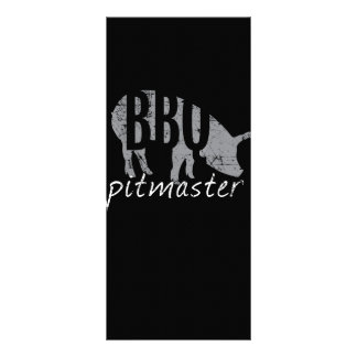 BBQ | BBQ Pitmaster Pig Grilling Grill Fars Day Reclamekaart