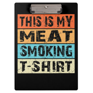 BBQ | BBQ-roker Dit is mijn Vleesroken-cadeau Klembord