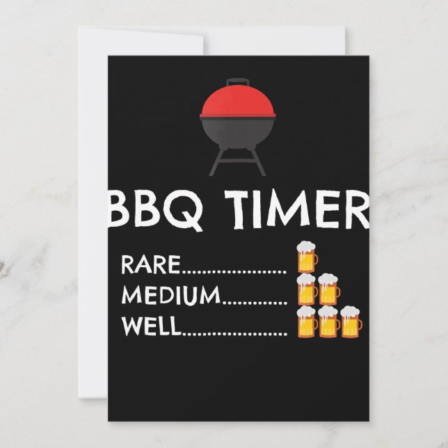 BBQ |BBQ Timer Barbecue Funny Grilling Gift (Voorkant)