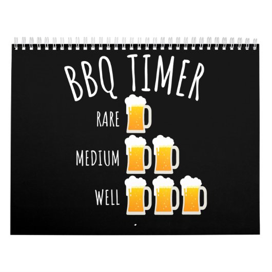 BBQ | BBQ Timer Beer Drink Funny Grilling Kalender (Hoes)
