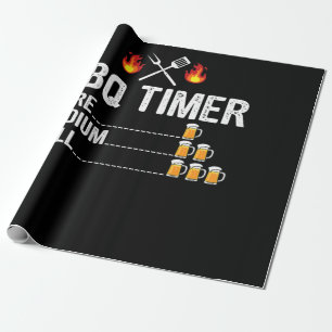 BBQ BBQ Timer Drink Grilling Grill Beer Cadeaupapier