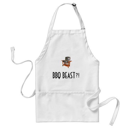 BBQ Beast Standaard Schort (Voorkant)