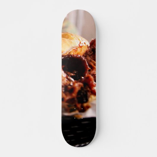 BBQ Beef Brisket Sandwich Skateboard (Voorkant)