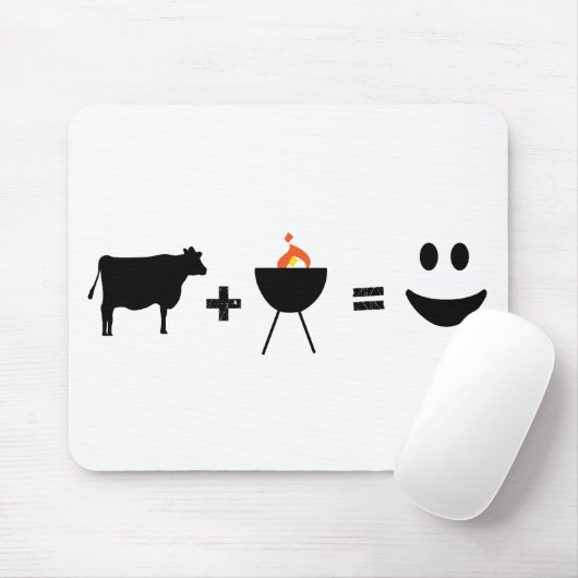 BBQ Beef Happy Muismat (Met muis)