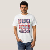 BBQ BEER FREEDOM T-SHIRT (Voorkant volledig)