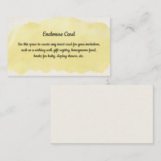 BBQ-behuizing Kaart (Voorkant / Achterkant)