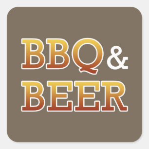 BBQ & Bier Sticker
