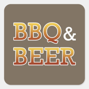 BBQ & Bier Sticker