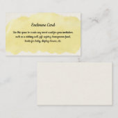 BBQ bijlage kaart (Voorkant / Achterkant)