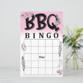 BBQ bingo (Staand voorkant)