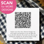 BBQ Birthday Blue Gingham Print Kaart