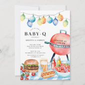 BBQ Bliss Boys Baby shower Invitation (Devant)