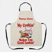 BBQ, Bonne recherche, ajouter du texte, Tablier (Recto)