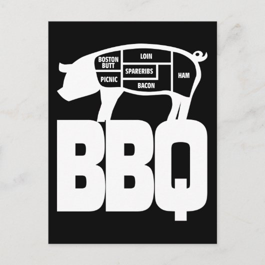 BBQ BRIEFKAART (Voorkant)