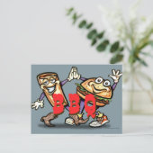BBQ BRIEFKAART (Staand voorkant)