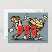BBQ BRIEFKAART (Voorkant / Achterkant)