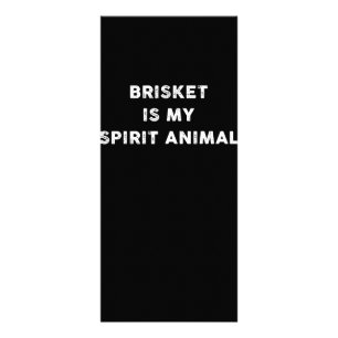 BBQ Brisket is mijn dikke BBQ-cadeaus Reclamekaart